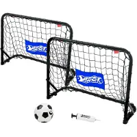 Best Sporting Fußballtor "Mini Goaly", schwarz, Sport-Tore, Kinder, B/H/L: 24cm x 45cm x 60cm, 2 Stk. Kunstfaser Stahl, Kunstfaser, Stahl, Fußballtor, BxLxH: 24x60x45 cm, B:24cm H:45cm L:60cm