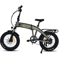 Sachsenrad E-Folding Bike Klapprad F6 Safari 20 Zoll Faltbike StVZO | 85Nm Bafang Geländemotor | Interne Kabelführung | Hochwertige Eloxierung | Ebike