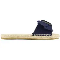 Espadrij l'originale - Women's Plage Bow Jeans - Sandalen Gr 36 beige/blau