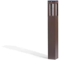 LES JARDINS LED-Solar-Wegeleuchte Tradition Sensor Corten 90cm Tradition, dimmbar, braun / rost, Aluminium, Modern, Solarleuchten