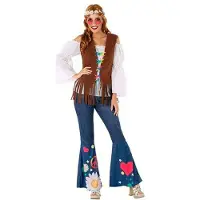Atosa Hippie Damenkostüm