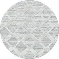 Adana Carpets Teppich Skandinavisch Rund - Pitea Diamond Grau Ø 200 cm