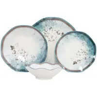 Hermia Concept , GBSNES24Y4R1341, Essservices, Tafelservice (24 Teile), Mehrfarbig, Porzellan, 25 x 25 x 2 cm