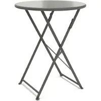Ethimo Klapptisch Flower grau, Designer Design Studio, 75 cm