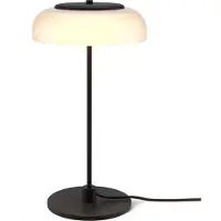 Nuura LED-Tischlampe Blossi, Höhe 43 cm, schwarz/opal