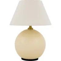 Globen Lighting Akku-Tischlampe IRIS, creme, Höhe 23 cm, G4