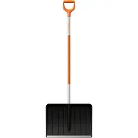 Fiskars SnowXpert 1062828 sniego kastuvas, oranžinis