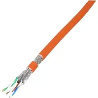 EFB Elektronik MK7100.100-CPR INFRALAN Cat.7A 1200 AWG22, S/FTP 4P CPR B2ca orange RAL2003, 100m MK7100100CPR