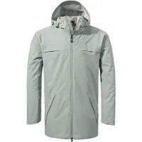 Schöffel Regenjacke Urban Parka Style Bohorok MNS (wasserdicht, atmungsaktiv) grau Herren