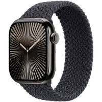 Apple Geflochtenes Solo Loop für Watch | 44/45/46/49 mm - Größe 12 - Midnight