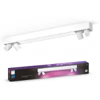Philips Hue White and Color ambiance Centris 4er Deckenspot, Intelligenter Einbaustrahler, Bluetooth/Zigbee, Weiß, LED, Metall, GU10