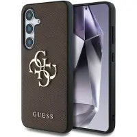 GUESS Samsung Galaxy S25 Plus Hülle - Kunststoff - - Backcover/Hard Case - Braun