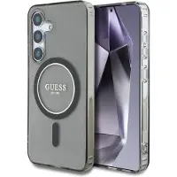 GUESS Samsung Galaxy S25 Hülle - Kunststoff - - Backcover/Hard Case - Schwarz