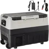 Sans marque Auto Kühlbox 45L – Elektrisch tragbare Kühlbox – 12/24V – Mobil für Camper, Boot & Outdoor