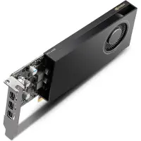 PNY NVIDIA RTX A400 professionelle Grafikkarte - 4 GB GDDR6, PCIe 4.0 x8, 4x Mini DisplayPort 1.4a, Low Profile, Single Slot