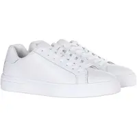 Armani Exchange Sneaker "Sneaker", Mädchen, Gr. 37, weiß, Obermaterial: 100% Rindsleder Leather cow. Futter: 100% Baumwolle CO. 100% Gummi rubber., Schuhe Sneaker