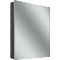 Schneider Style TW LED Lichtspiegelschrank, 1 Doppelspiegeltür, Steckdose links, 61,5x71,5x12cm