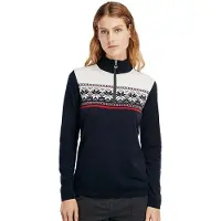 Dale of Norway Liberg Fem Sweater marine raspberry offwhite (C01) M