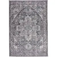 Tom Tailor Teppich HOME "Funky Orient Tabriz" Gr. 2, grau, B:75cm H:5mm L:140cm, Baumwolle, Kunstfaser, Teppiche, Teppich, Kurzflor, Orient-Optik, Vintage Design, auch als Läufer