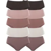 Petite fleur Hüftslip , Damen, Gr. 48/50, beige (pastell), Single Jersey, Obermaterial: 95% Baumwolle, 5% Elasthan, unifarben, Unterhosen Hüftslip, aus elastischer Baumwolle