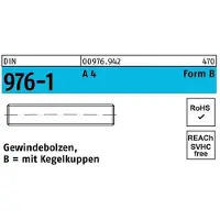 Reyher DIN 976 - Edelstahl A4 - M 10x160 - Gewindestücke