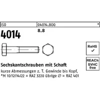 Reyher Sechskantschraube ISO 4014 m.Schaft M 10 x 290 8.8