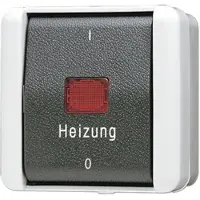 JUNG 802HW 2-poliger Heizung Notschalter Heizungsnotschalter