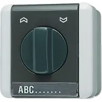 JUNG 834.10 W - 1P - Schwarz - Weiß - 250 V - 10 A