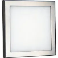 Albert 696332 Wand- und Deckenleuchte Typ Nr. 6332 - Edelstahl, mit 1 x LED 16 W, 1600 lm