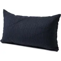 Gozze Dekokissen GÖZZE "Capri Cord", schwarz, unifarben, B:30cm H:10cm L:50cm, Polyester, Dekokissen_Sitzkissen_Kissenhüllen, Dekokissen