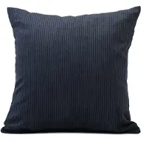 Gozze 1100000002199 GÖZZE "Capri Cord", schwarz (schwarz, unifarben), B:45cm H:10cm L:45cm, Polyester, Dekokissen_Sitzkissen_Kissenhüllen, 1100000002199