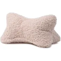 Gozze Nackenkissen GÖZZE "Curly Lesekissen Rolf", rosa (creme), B:40cm H:19cm L:25cm, Polyester, Funktionskissen, Nackenkissen