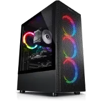 Kiebel.de Gaming PC Earthquake AMD Ryzen 7 5700X, 16GB DDR4, NVIDIA RTX 5060 8 GB, 1TB SSD, Windows 11, Gaming PC