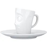 Tassen T_02_13_01, Einzelbild, 0,08 l, Becher, Espresso, Weiß, Porzellan