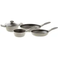 Sambonet Pfannenset Silver Force 4-teilig - Standard Antihaftbeschichtung