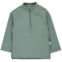 Sterntaler Badeanzug "Badeshirt langarm uni", Jungen, Gr. 80, Einheitsgröße, grün (mattgrün), Obermaterial: 82% Polyamid PA. 18% Elasthan EL., Badeanzüge Badeanzug