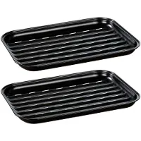 Wenko Grillschale Mod. Luca, 2er Set, aus rostfreiem Edelstahl