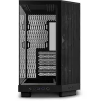 NZXT H6 Flow RGB, Midi Tower, PC, Schwarz, ATX, micro ATX, Mini-ITX, Stahl, Gehärtetes Glas, Blau, Grün, Rot