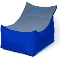 Go Gift Sako bag pouffe Tron blue-grey XXL 140 x 90 cm