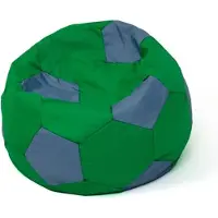 Go Gift Soccer Sako bag pouffe green-grey L 80 cm
