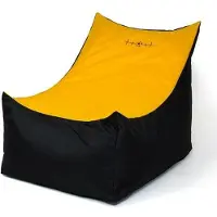 Go Gift Sako bag pouffe Tron black-orange XXL 140 x 90 cm