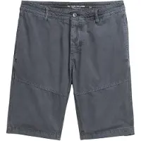 Tom Tailor Bermudas , Herren, Gr. 36, N-Gr, grau (blauish grau), Obermaterial: 100% Baumwolle, unifarben, regular fit kniefrei, Hosen Bermudas, Sommerhose im Utility-Look