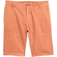 Tom Tailor Bermudas , Herren, Gr. 34, N-Gr, orange (brick orange), Obermaterial: 100% Baumwolle, unifarben, regular fit kniefrei, Hosen Bermudas, Sommerhose im Utility-Look