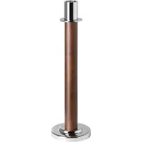 Fink Kerzenständer "MATADOR, Leuchter", braun (dunkelbraun), B:11cm H:37,5cm T:11cm, Metall, Kerzenhalter, Kerzenständer