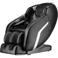 HOME DELUXE - Massagesessel DUNES Schwarz - inkl. Zero Gravity Funktion, Bluetooth und Heizung I Massagestuhl Relaxsessel mit Wärmefunktion