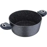 Bergner BG-8514-MBG, 2,2 l, Grau, Marmor+, Keramik, Gas, Halogen, Induktion, Versiegelte Platte, Grau, Soft Touch