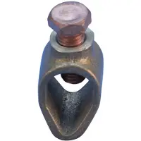 NVent ERICO Bronze Erdungsstangenklemme Für 5/8-3/4 Zoll Stangen - 158170