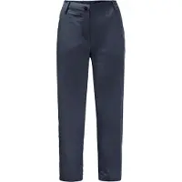 Jack Wolfskin Outdoorhose "KALAHARI 7/8 PANTS W", Damen, Gr. 40, Normalgrößen, blau (night, blau), OBERSTOFF: 100% POLYAMID. Futter: 65% POLYESTER, 35% BAUMWOLLE, Hosen Outdoorhose