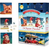 Sonstige Verlage Puzzle Adventkalender - Weihnachtstiere. 1200 Teile