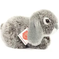 Teddy HERMANN® Teddy Hermann Widderkaninchen, Kuscheltier, Stofftier, Plüschtier, Kaninchen, Hase, Plüsch, Grau, 18 cm, 937289